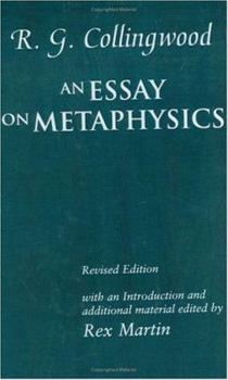 Hardcover R. G. Collingwood: An Essay on Metaphysics Book