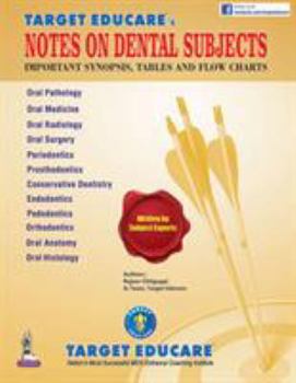 Paperback Target Educare's Notes on Dental Subjects Book