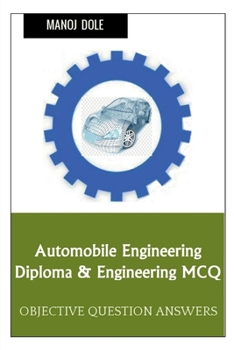 Paperback Automobile Engineering Diploma & Engineering MCQ Book