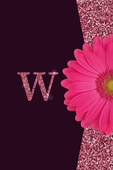 Paperback W: Pretty monogram journal with i Book