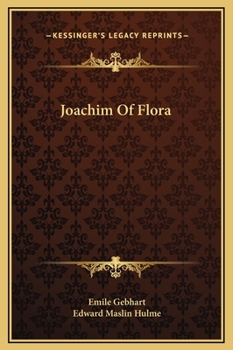 Hardcover Joachim Of Flora Book