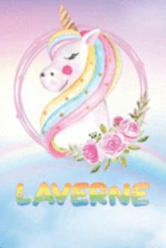 Laverne: Laverne's Unicorn Personal Custom Named Diary Planner Perpetual Calander Notebook Journal 6x9 Personalized Customized Gift For Someone Who's Surname is Laverne Or First Name Is Laverne