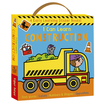 Paperback I Can Learn Construction Boxed Set: First Words, Colors, Numbers and Shapes, Opposites Book
