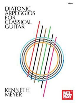 Paperback Diatonic Arpeggios for Classical Guitar Book