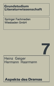 Paperback Aspekte des Dramas [German] Book
