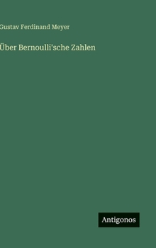 Hardcover Über Bernoulli'sche Zahlen [German] Book