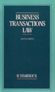 Paperback Business Transactions Law Book