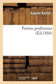 Paperback Poésies Posthumes [French] Book