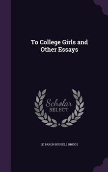 Hardcover To College Girls and Other Essays Book