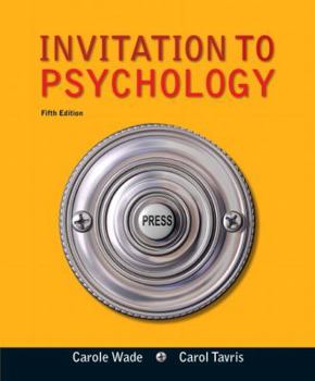 Paperback Invitation to Psychology Book