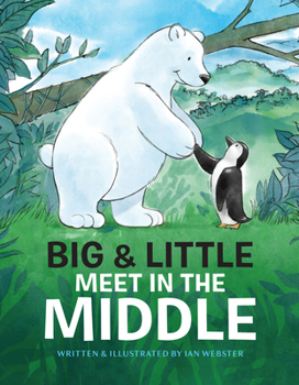 Paperback Big & Little Meet in the Middle Book