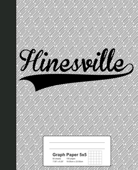 Paperback Graph Paper 5x5: HINESVILLE Notebook Book