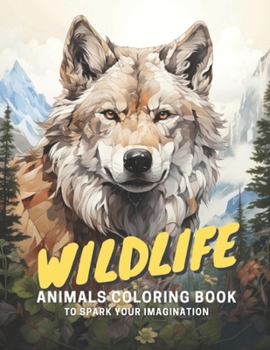 Paperback Wildlife Animals Coloring Book