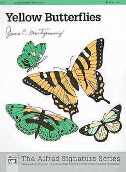 Paperback Yellow Butterflies: Sheet Book