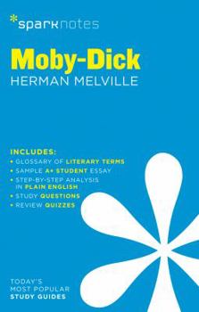 Paperback Moby-Dick Sparknotes Literature Guide: Volume 45 Book
