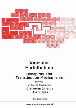 Paperback Vascular Endothelium: Receptors and Transduction Mechanisms Book
