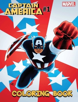 Paperback Captain america coloring book