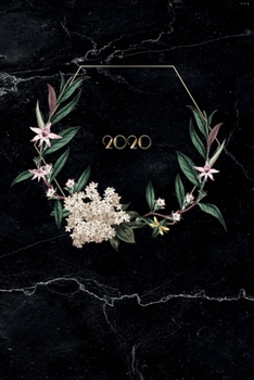 Terminplaner 2020: Boho Marble | Kalender, Monatsplaner und Wochenplaner für das Jahr 2020 im floralen Marmor Design | ca. DIN A5 (6x9''), 150 Seiten, ... und als Hochzeitsplaner (German Edition)