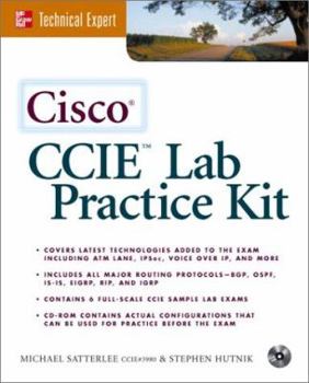 Paperback Cisco CCIE Lab Practice Kit [With CDROM] Book