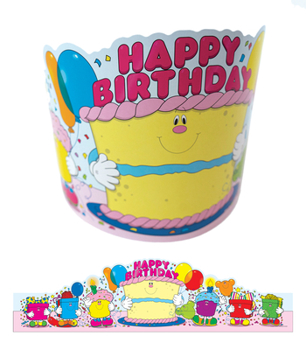 Office Product Happy Birthday Crowns Book