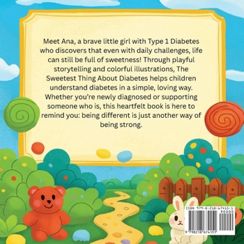Paperback The Sweetest Thing About Diabetes [Large Print] Book