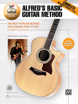 Paperback Alfred's Basic Guitar Method, Complete: The Most Popular Method for Learning How to Play, Book & Online Video/Audio/Software Book
