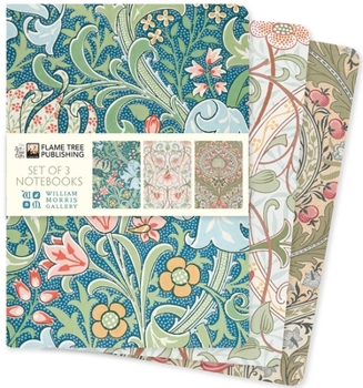 Misc. William Morris Gallery Set of 3 Standard Notebooks Book