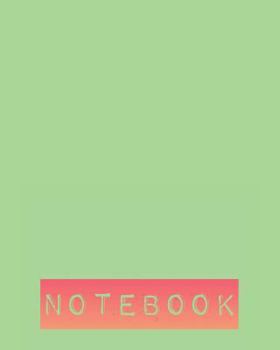 Paperback Notebook: 108 Page College Ruled Notebook 8x10 Book