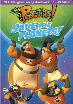 DVD 3-2-1 Penguins: Save the Planets! Book
