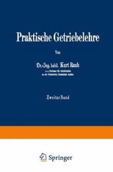 Paperback Praktische Getriebelehre: Zweiter Band [German] Book