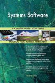 Paperback Systems Software A Complete Guide - 2020 Edition Book
