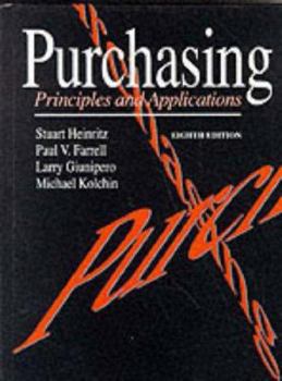 Hardcover Purchasing: Principles and Applications Book