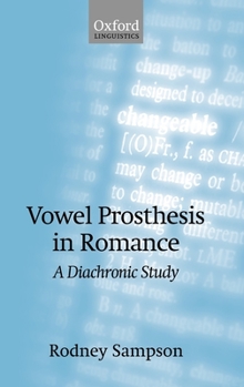 Hardcover Vowel Prosthesis in Romance Book