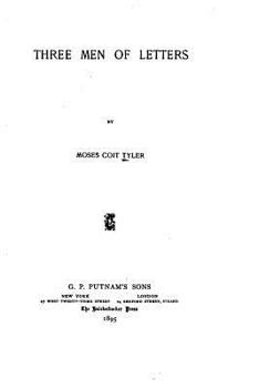 Paperback Three men of letters Book
