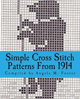 Paperback Simple Cross Stitch Patterns From 1914 Book