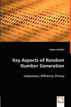 Paperback Key Aspects of Random Number Generation Book