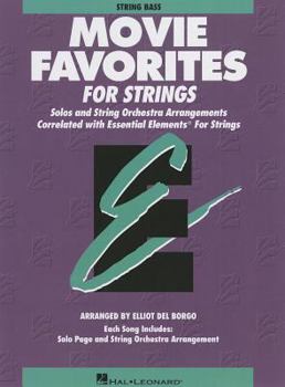 Paperback Essential Elements Movie Favorites for Strings: String Bass Book