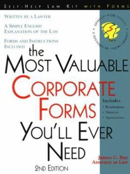 Paperback Most Valuable Corporate Forms You'll Ever Need Book