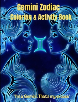 Paperback Gemini Zodiac Coloring & Activity Book: Horoscope Activity Book