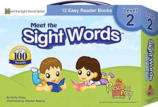 Paperback Meet The Sight Words - Level 2 - Easy Reader Books (Boxed Set of 12 Books) Book