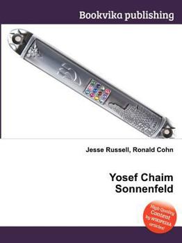 Paperback Yosef Chaim Sonnenfeld Book