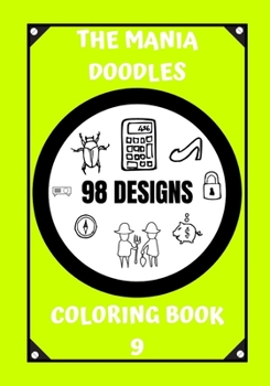 Paperback Coloring Book: The Mania Doodles Book
