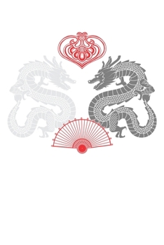 Notizbuch: Drachen Yin Yang Yoga Meditation China 120 Seiten, 6X9 (Ca. A5),Blanko / Skizzen (German Edition)