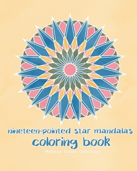 Paperback Nineteen-Pointed Star Mandalas Coloring Book