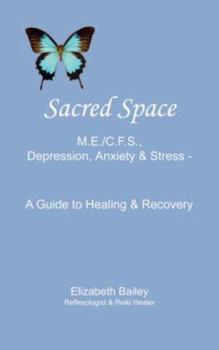 Paperback Sacred Space: M.E./C.F.S., Depression, Anxiety and Stress - A Guide to Healing and Recovery Book