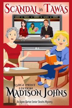 Paperback Scandal in Tawas Large Print Edition Book