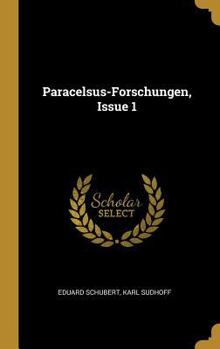 Hardcover Paracelsus-Forschungen, Issue 1 [German] Book