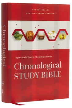 Hardcover Nkjv, Chronological Study Bible, Hardcover, Comfort Print: Holy Bible, New King James Version [Large Print] Book