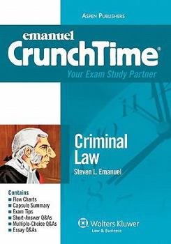 Paperback Emanuel Crunchtime: Criminal Law Book