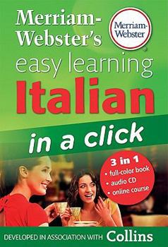 Paperback Merriam-Webster's Easy Learning Italian: In a Click (Italian Edition) [Italian] Book